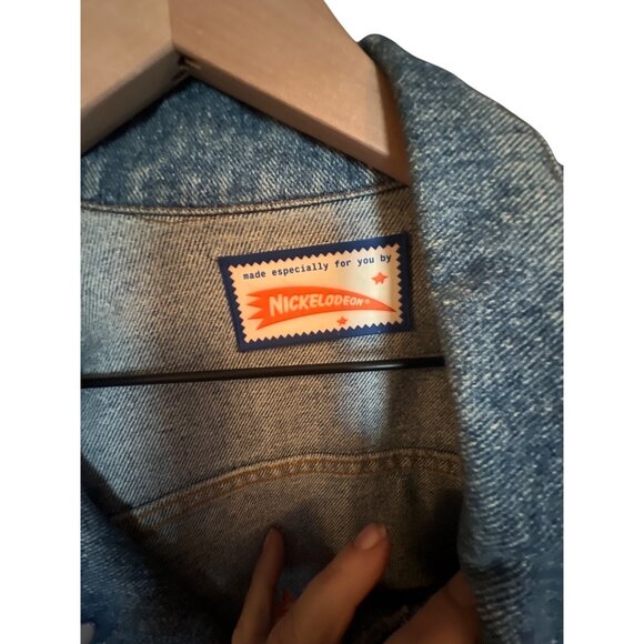 Vintage Nickelodeon Nick at Nite Denim Jacket Stanley Desantis Mens XX Large Pro - Picture 3 of 6